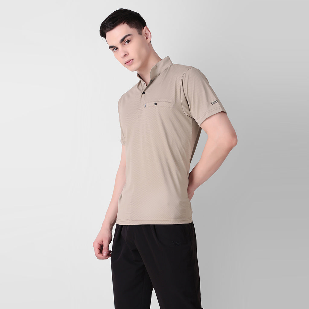 HENLEY COLLAR T-Shirt for Men