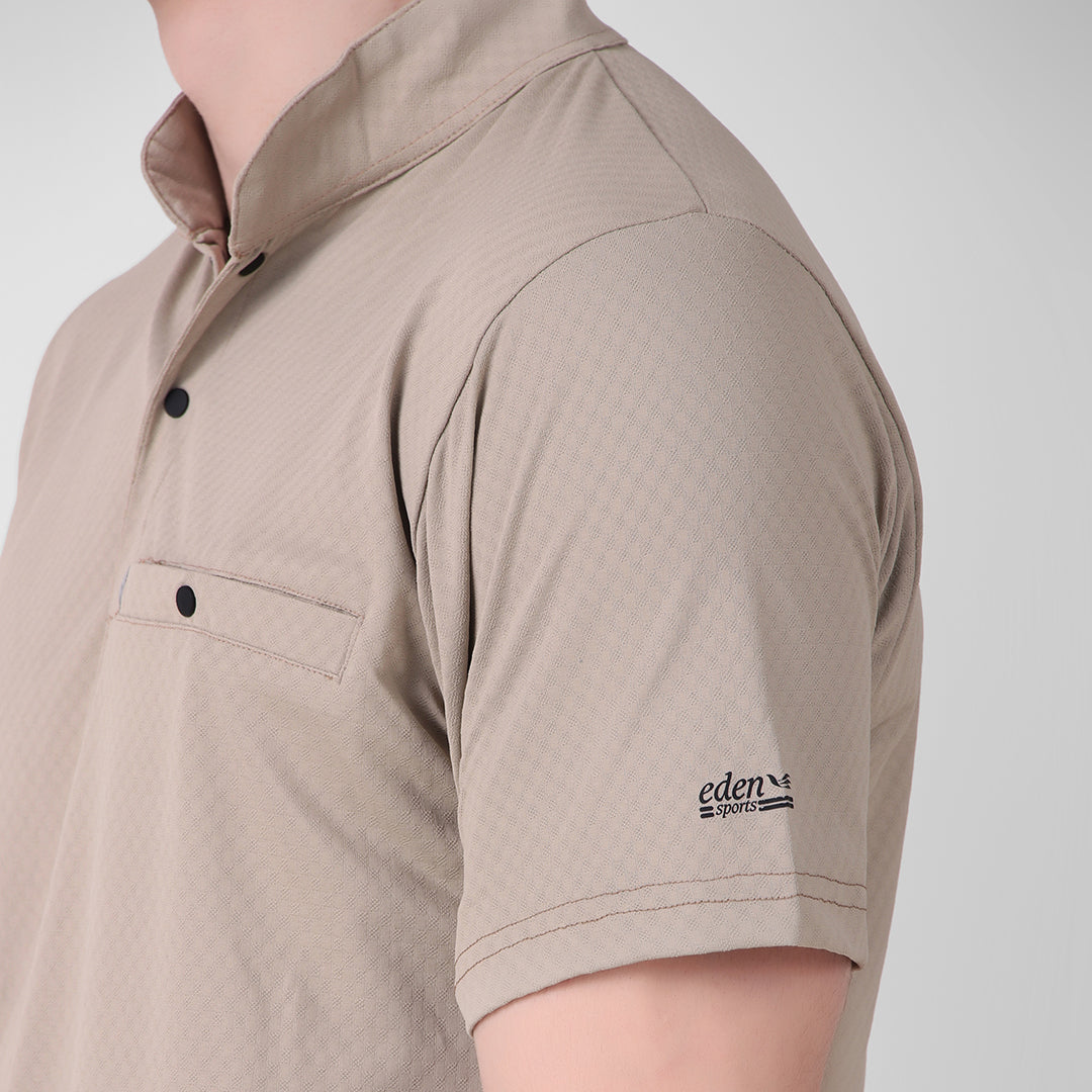 HENLEY COLLAR T-Shirt for Men