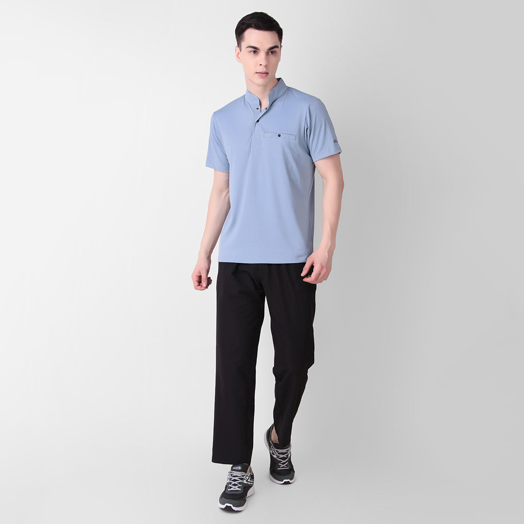 HENLEY COLLAR T-Shirt for Men