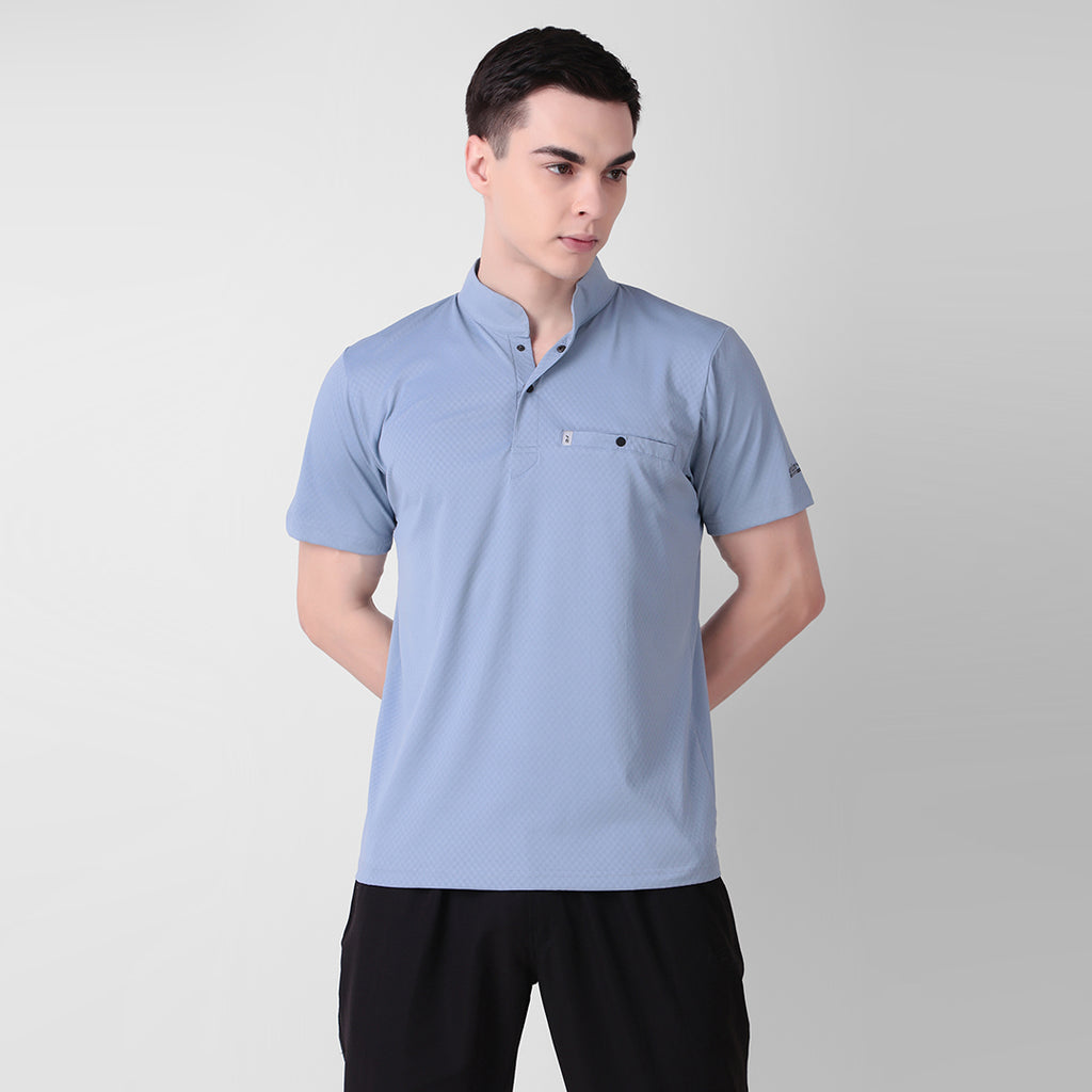 HENLEY COLLAR T-Shirt for Men