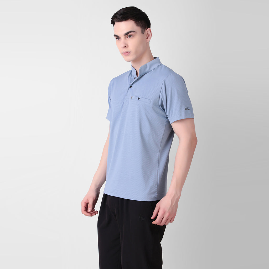 HENLEY COLLAR T-Shirt for Men