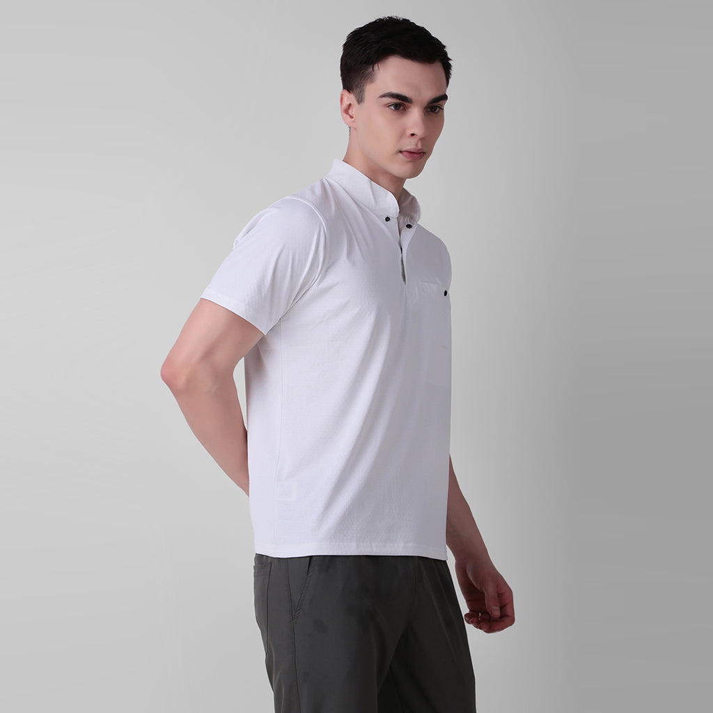 HENLEY COLLAR T-Shirt for Men