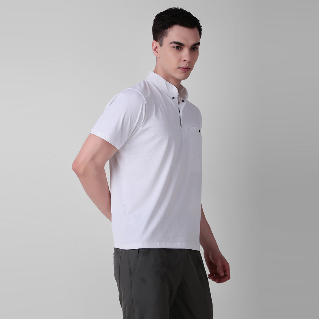 HENLEY COLLAR T-Shirt for Men
