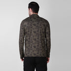 Camo Print Zip Teee