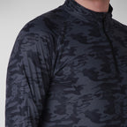 Camo Print Zip Teee
