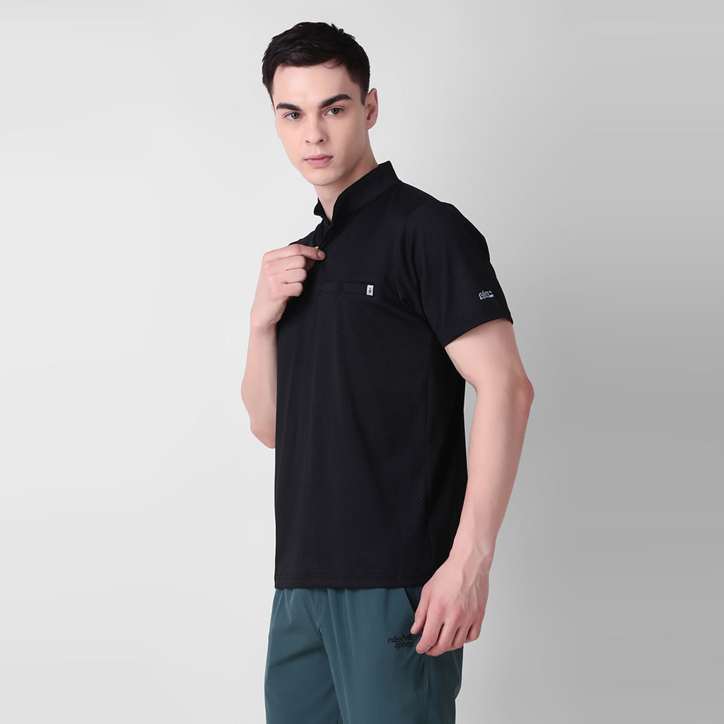HENLEY COLLAR T-Shirt for Men