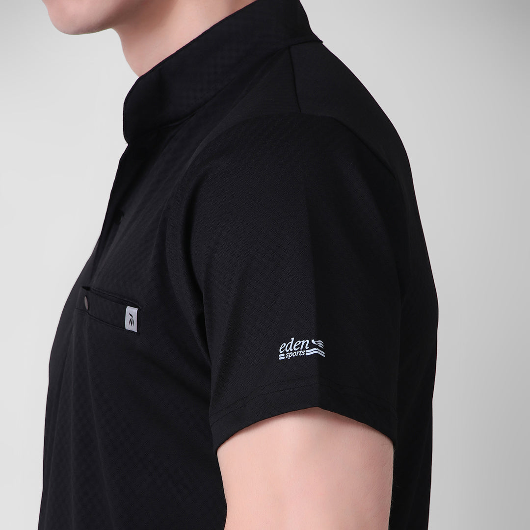 HENLEY COLLAR T-Shirt for Men