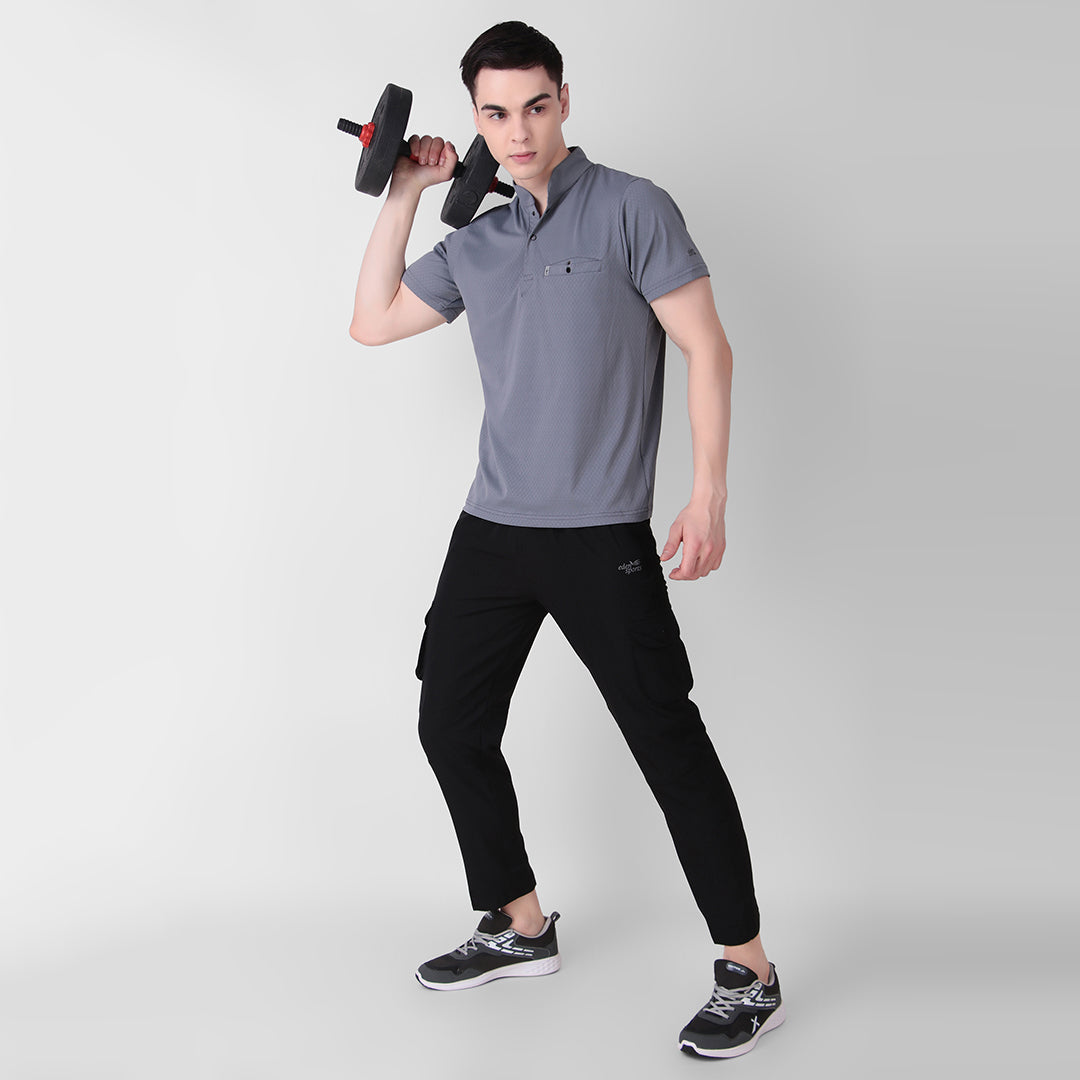 HENLEY COLLAR T-Shirt for Men