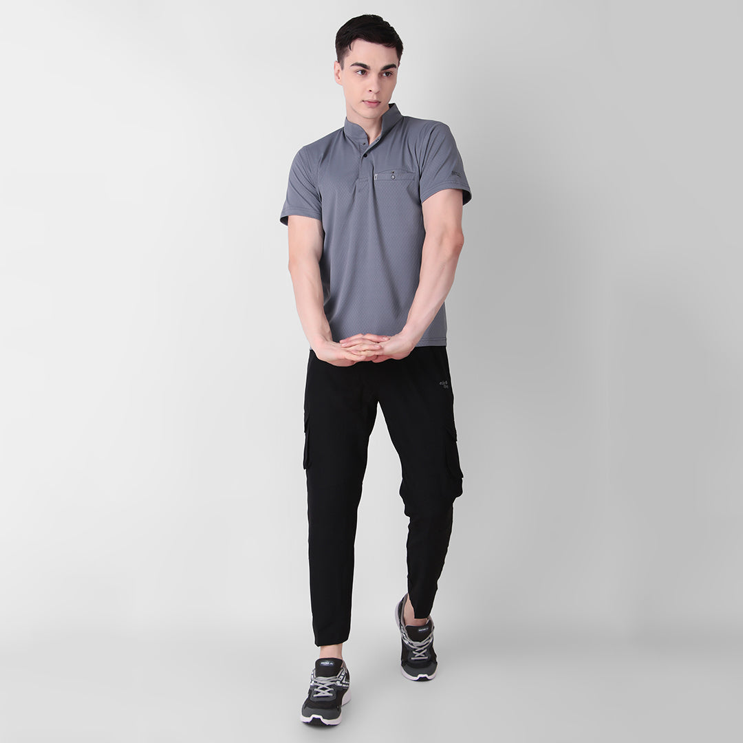 HENLEY COLLAR T-Shirt for Men